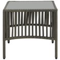 thumbnail image 3 of vidaXL Sunloungers 2 pcs with Table Poly Rattan Grey, 3 of 4