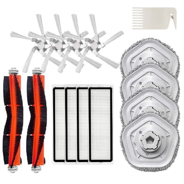 Para Bot W10 W10 Pro Filtro HEPA Cepillo Principal PañO de Mopa Cepillo Lateral Piezas de VacíO