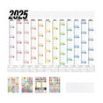 Herrnalise Large Yearly Wall Calendar 2025, Full Year Calendar One Page