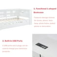 thumbnail image 5 of Bellemave Pine Wood Storage Twin Daybed White, 5 of 12