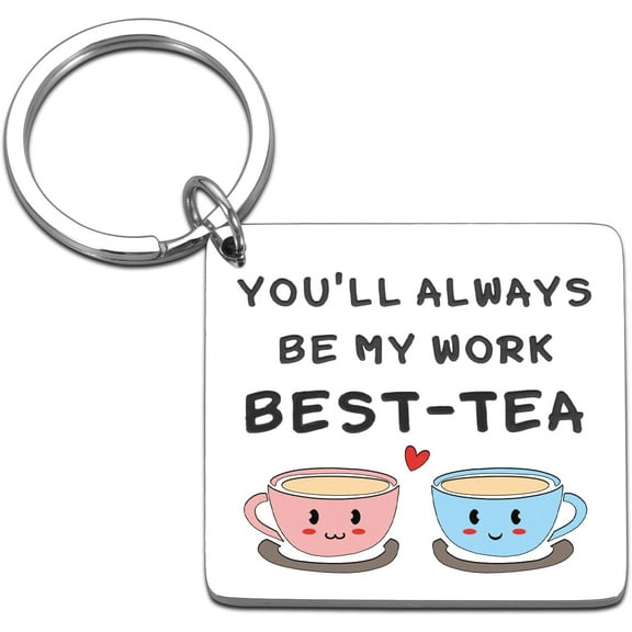 Coworker Gifts for Women Men Funny Keychain for Coworker Farewell Going Away Christmas Keychain Gifts for Adults Women Men Birthday Gifts for Coworkers Bestie Gifts for Best Friends Leaving Gifts