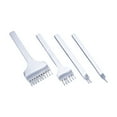 thumbnail image 1 of 4x Punzones de Costura BLESIY de 1+2+6+10 Dientes Punzones de Cuero Lisos de Alta Resistencia 4 mm, 1 of 8