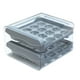 thumbnail image 5 of Caja de Almacenamiento de Huevos para Refrigerador, Organizador de Huevos Reutilizable, Contenedor para 32 Huevos, Bandeja Extraíble para Gabinete de Gris, 5 of 7