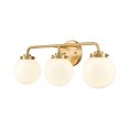 thumbnail image 3 of Elk Home 23.25-Inch Wide Fairbanks Vanity Light, Brushed Gold, 3 of 5