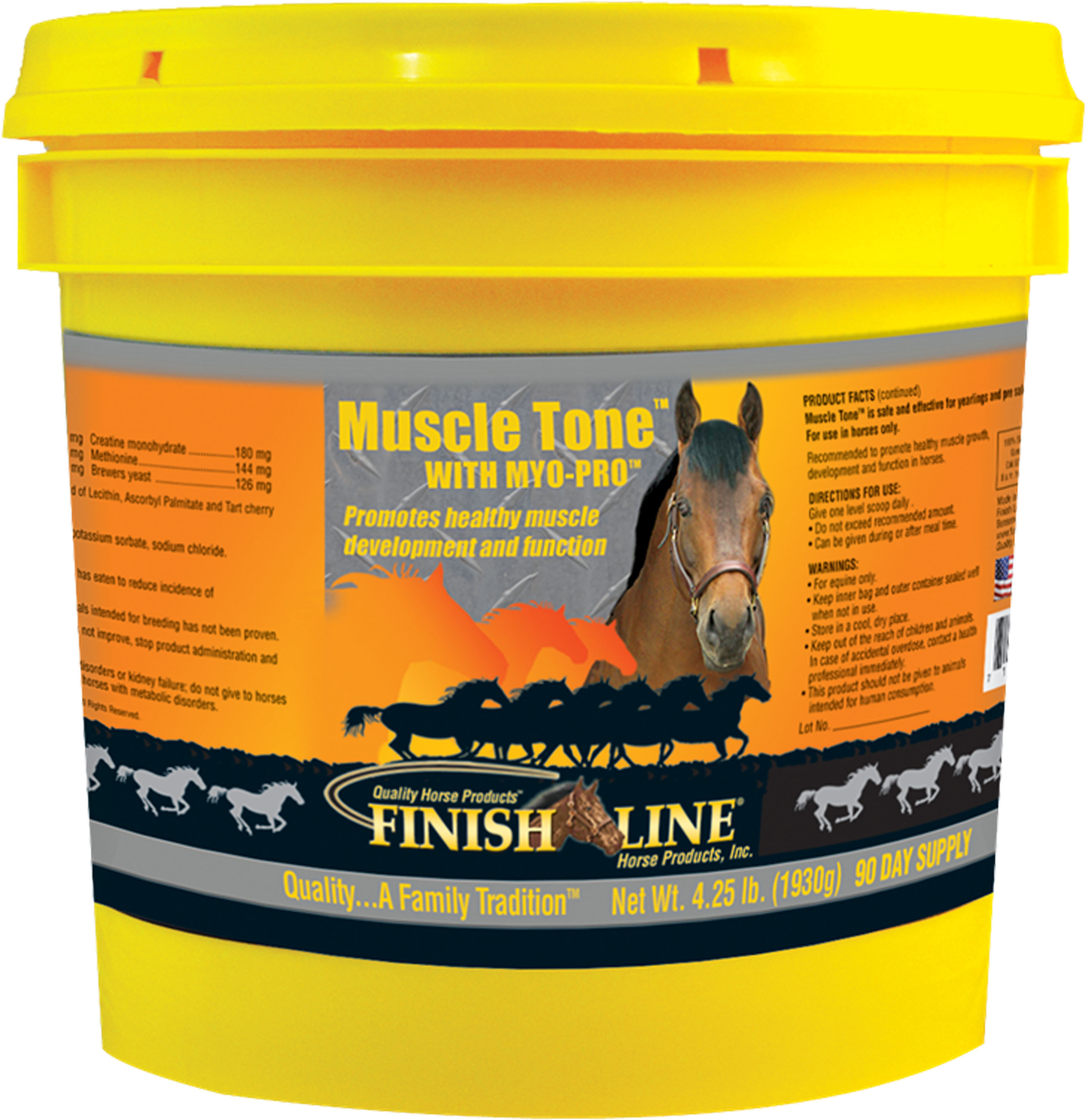 Finish Line-Muscle Tone With Myo-pro Equine Supplement 4.25 Pound