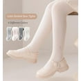 thumbnail image 5 of Tights 3/4/5 Pack Cable Knit Leggings Seamless Stockings Bows Cotton Pantyhose, 5 of 7