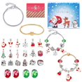 thumbnail image 1 of Kit de fabricación de pulseras para niños, caja de regalo, manualidades DIY, regalo de Navidad, rellenos de medias para niñas y niños, tipo 4, 1 of 10