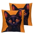 thumbnail image 2 of Ulloord lloween Throw Pillow Covers Pillow Case Pumpkin Witch Hat Truck Cushion Cover Cases for Home Office Sofa Bed Car Couch Decoration, 2 of 6