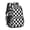 Black and White, variant on Red and Black Checkered Pattern Backpack for School, Cute School Bag with Adjustable Shoulder Straps and Padded Back, 16.9"x12.6"x5.9"