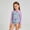 Purple, variant on YANGXINX Girls' Long Sleeve Swimsuit for Girls Gradient Scale Cherry Print with Front Zipper Summer Hawaiian Beachwear swimsuits for girls
