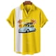 thumbnail image 3 of Camisas para hombre, ropa hawaiana, camisa informal con estampado de árbol de coco en 3D, ropa para mujer, camisa de un solo pecho, blusas con solapa 6XL, 3 of 5