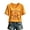 Saffron, variant on Womens Short Sleeve Shirts V Neck Lake T Shirts Ontario Graphic Tees for Women Maple Leaf Sleeve Print Retro Summer Tops