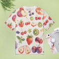 thumbnail image 4 of Various Fruits Women's T-Shirt Short Sleeve T Shirts Tops Tee Ladies Loose T, 4 of 6