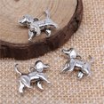 thumbnail image 3 of K-KED 106 Pcs Antique Silver Dog Charms Pendant 15X14X5MM B13485, 3 of 3