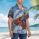 thumbnail image 3 of Fotbe Cartoon Train Hot Air Balloon Camisa Hawaiana para Hombre Unisex – Camisa Casual de Verano con Botones de Manga Corta de Algodón y Lino,XX-Large, 3 of 7