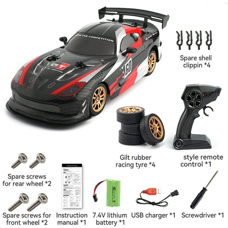 Drift 1:16 RC Drift Car RC Car 2.4 G Remote Control Car 4WD Kereta