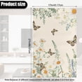 thumbnail image 6 of TSOVTHRID Daisy Butterfly Beige Print Recliner Headrest Cover PU Leather Sofa Headrest Protector Non Slip Couch Head Rest Covers for Recline Chair,Furniture,Living Room,17x27in, 2 PCS, 6 of 7