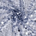 BalsaCircle 54" x 4 yards Dusty Blue Payette Sequins Mesh Fabric Roll ...