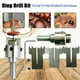 thumbnail image 1 of Juego de fabricantes de anillos gruesos de madera, brocas de cuentas de madera de acero, herramientas de bricolaje para el hogar para hacer anillos y joyas de madera personalizados, 1 of 11
