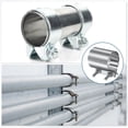 thumbnail image 7 of 2pcs Exhaust Clamp 2.6-2.9" Stainless Steel Lap Joint Band Clamp Exhaust Pipes Connection with M10 Screws for Car Muffler Elbow Pipes, 7 of 7