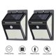 thumbnail image 2 of 2PCS Lámpara de seguridad de luz de jardín con sensor de luz y movimiento de luz de pared para exteriores 140 LED, 2 of 8