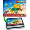Lego Worlds Edible Cake Image Topper Personalized Picture 1/4 Sheet (8"x10.5")