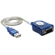 Plugable USB to Serial Adapter Compatible with Windows, Mac, Linux (RS-232DB9 DTE Male Connector, Prolific PL2303HX Rev. D Chipset)