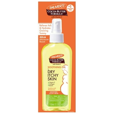 Palmer's Cocoa Butter Formula Soothing Oil for Dry, Itchy Skin with Vitamin E, 5.1 Ounces