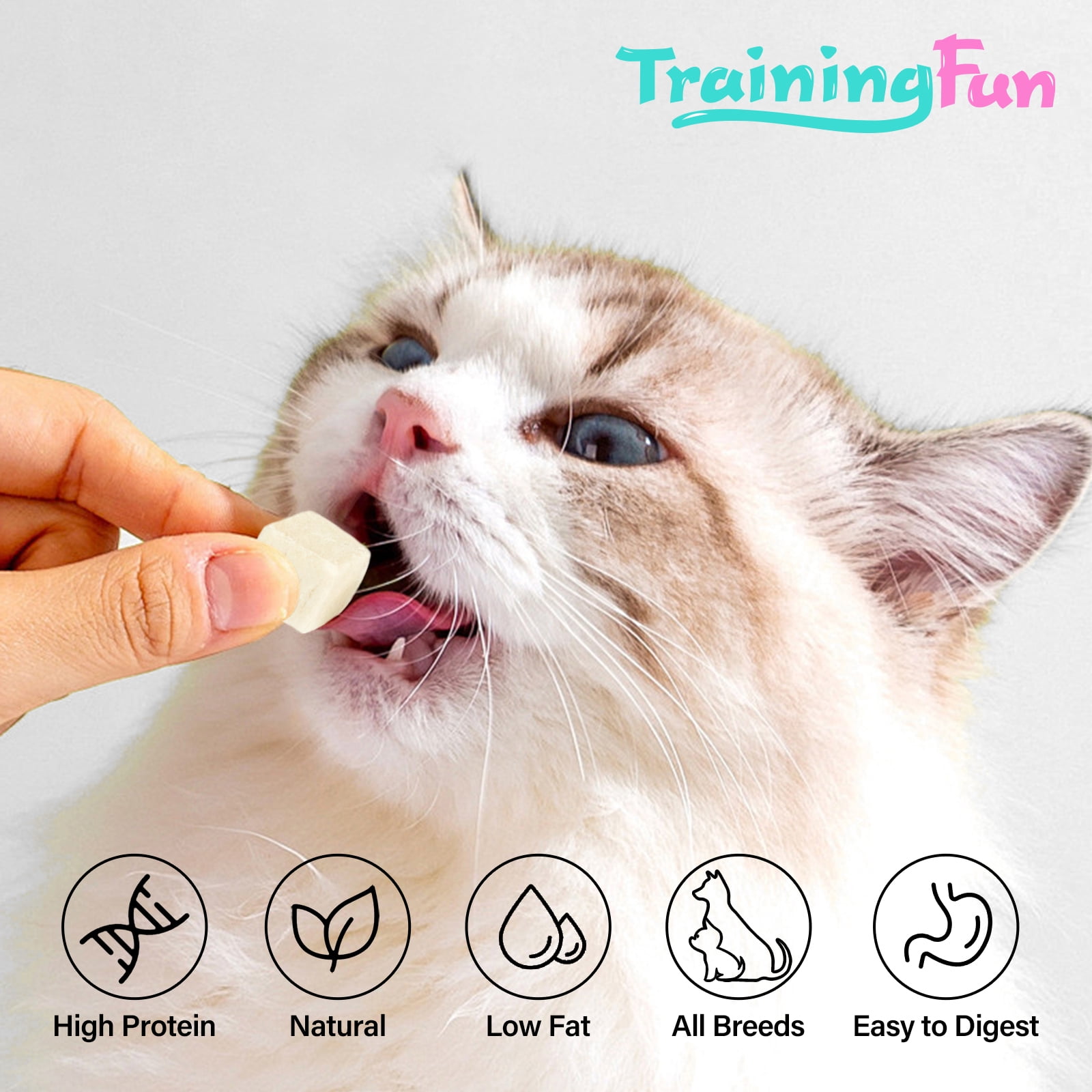 Trainingfun Edilbe Freeze Dried Chicken Cubes