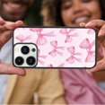 thumbnail image 2 of RSMTCI for iPhone 14/13 Case 6.1IN,Pink Bow Phone Case, Black, 2 of 6
