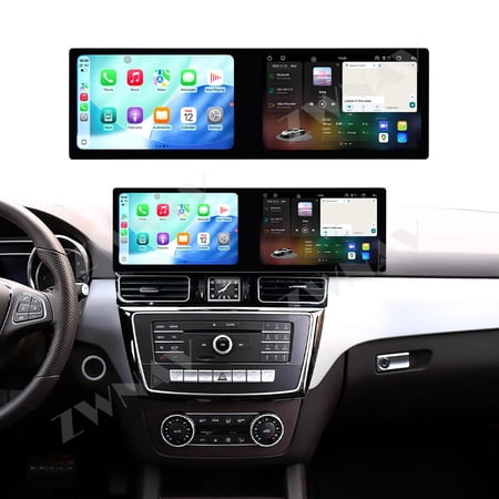 ZWNAV Dual 10.1 inch Screen Car Radio For Mercedes Benz GLE/GLS 2015-2018 Android 15 Multimedia Player GPS Navigation Auto DSP Stereo Host