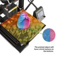 thumbnail image 4 of ZOUSSIQI Double-Sided Build Plate, PEI Spray + PEO Chameleon Spring Steel Flexible Plate 235x235mm Without Soft Magnetic Base for Most Models of 3D Printer Platforms CA919-29371, 4 of 9