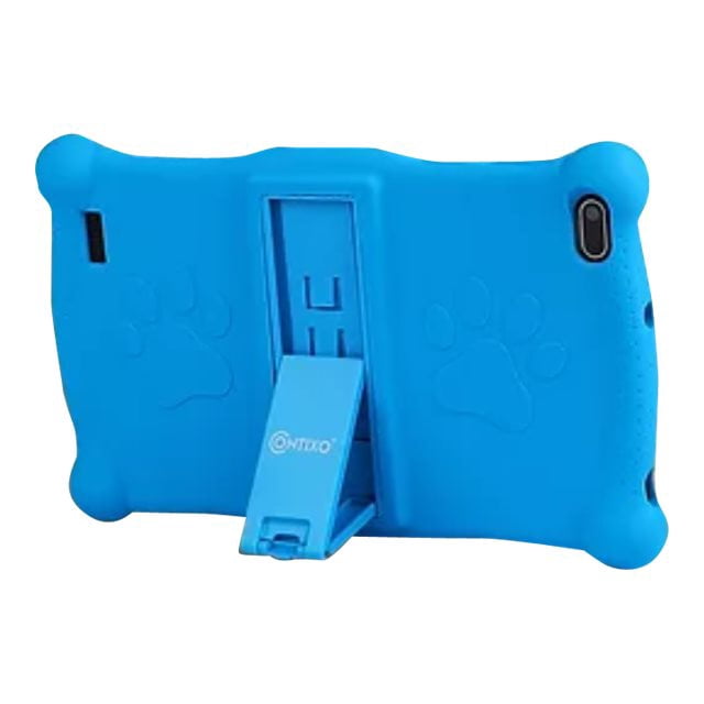 Contixo Kids V10 - Tablette - Android 10 Go Edition - 16 Go - Écran IPS 7 Pouces (1024 x 600) - Fente microSD - Bleu
