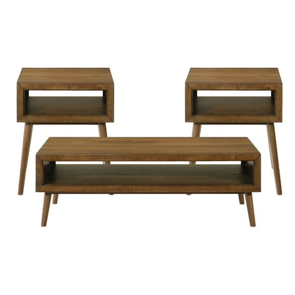 Picket House Furnishings Monica Three Pack Occasional Set in Brown