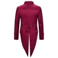 thumbnail image 5 of QENGING Men's Suit Jacket Blazer Tuxedos Jacket Gothic Frock Coat Uniform Tuxed Costume Praty Outwear Deals of The Day, 5 of 8