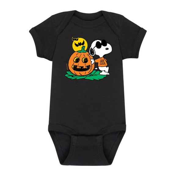 Peanuts - Joe Cool Pumpkin - Infant Baby One Piece