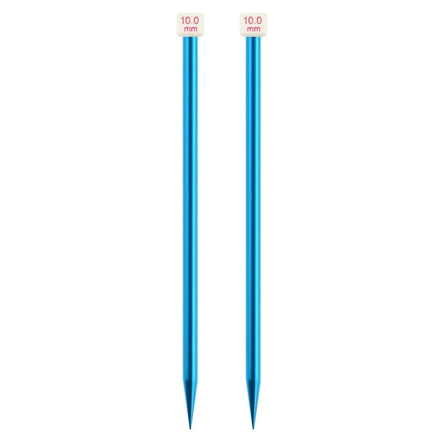 Color Agujas de tejido aleatorio de color suéter portátil de aluminio tejido aguja DIY CRATAMIENTO EQUIPO DE CUBIERTA EQUIPOS DE TRABAJO Suministros de hogares 10.0mm Jumpingount HA011745-14B