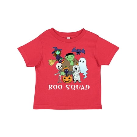 

Inktastic Halloween Boo Squad Cute Trick or Treat Monsters Gift Toddler Boy or Toddler Girl T-Shirt