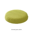 thumbnail image 4 of Destyer Coussin Rond Housse Amovible Pratique pour Entretien Rapide Vert Doux Jaune 1Set, 4 of 6