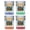 Multicolor (4-Pack), variant on Sugar Mountain North Carolina Vintage Design Souvenir 2 oz Square Shot Glass – Blue