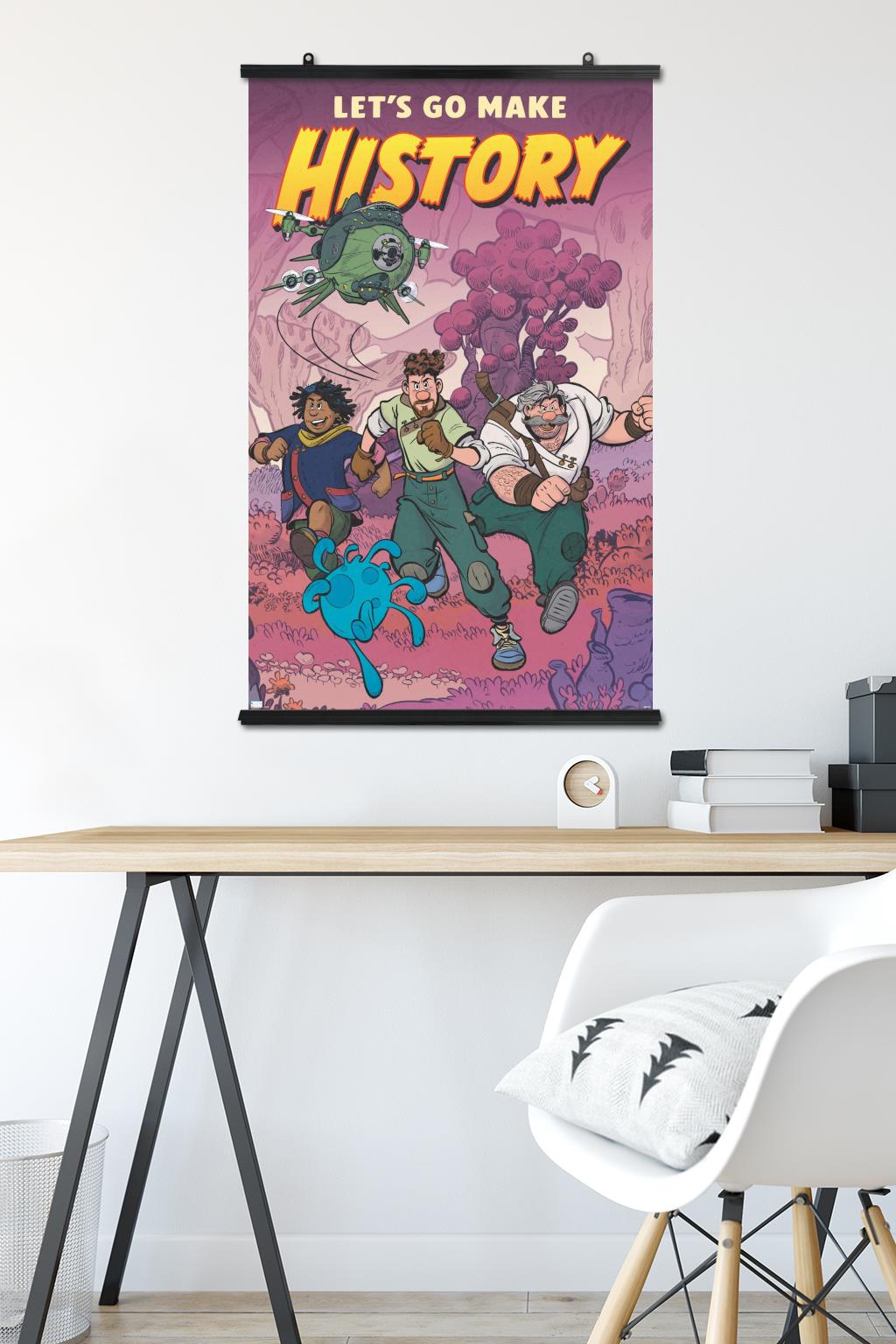 Disney Strange World - Let's Go Make History Wall Poster, 22.375" x 34"