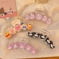 thumbnail image 3 of Sanrio-Pinza para el pelo con forma de garra de dibujos animados, accesorio de cola de caballo con forma de corazón, Flash fino, transparente, 3 of 4