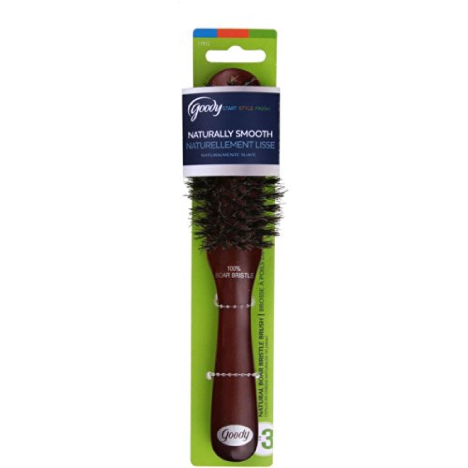goody styling essentials goody boar hair brush, wood, 1count (1942247