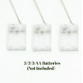 thumbnail image 3 of LuxenHome 3-Piece Snowflake Holiday Decoration Set with Battery-Operated Lights, 3 of 11
