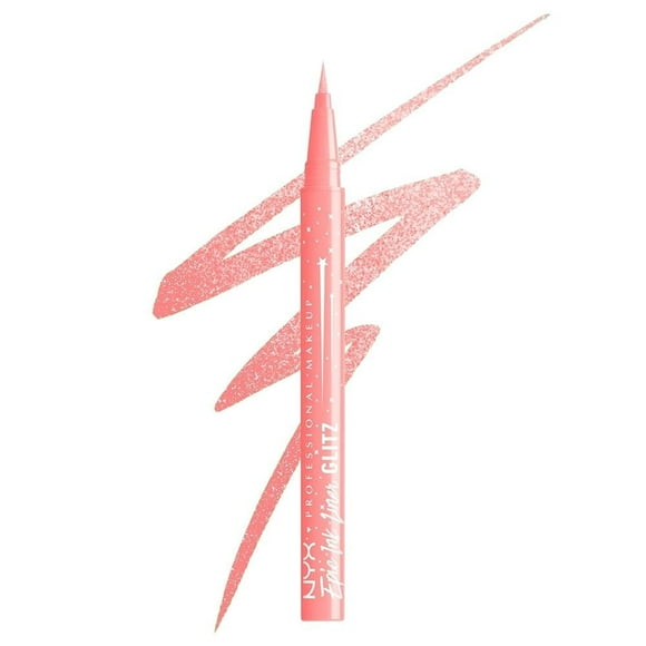 Delineador de Ojos Nyx Professional Makeup Epic Ink Liner GLITZ Bootcut Bling Rosa Chicle Brillante