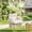 Cream White, variant on Outsunny Hanging Hammock Chair, Cotton Rope Macrame Swing Chair with Large Cushion, Chain, Steel Frame for Indoor Outdoor Patio Balcony, Cream White