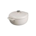 thumbnail image 1 of Lodge 7.5 Quart Oyster Enamel Cast Iron Dutch Oven, 1 of 6