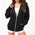 thumbnail image 3 of Tbopshirt Girls Hoodies Zip Up Long Sleeve Casual Hooded Jacket with Front Pocket for School Fall Outdoor Wear Jackets Tops Age: 5-15 Years, 3 of 8