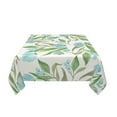 thumbnail image 3 of YFYANG Square Polyester Table Cloth, 54" x 54" Reusable Table Cover Kitchen Dining Room Watercolor Vintage Blue Flower Decorative Tablecloths for Tables of 2-4 People, 3 of 8