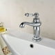 thumbnail image 2 of Grifo para lavabo de baño antiguo, aspecto exquisito con manija de cerámica, caño giratorio de 360° que ofrece flexibilidad para cualquier espacio de lavabo de cocina o baño, 2 of 4
